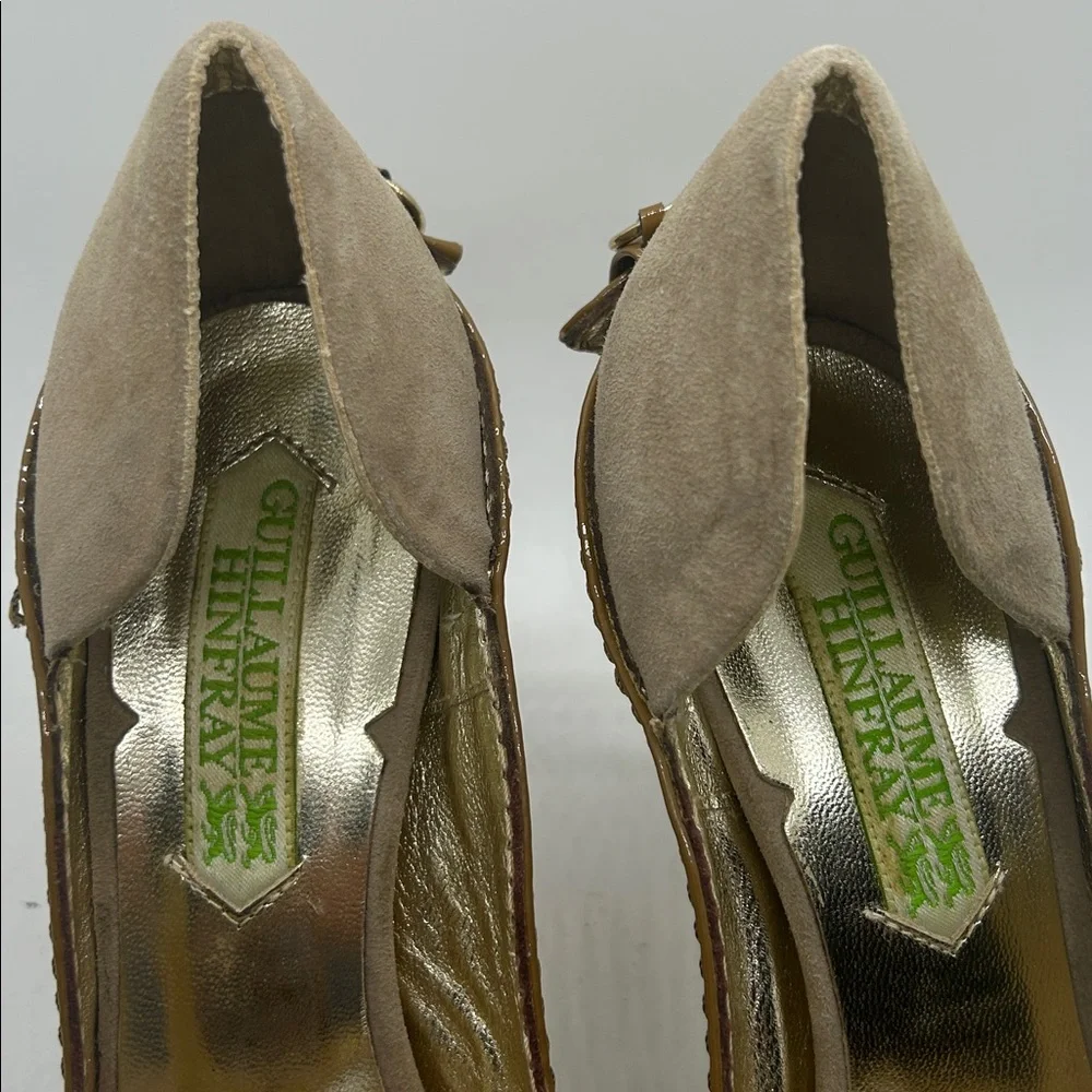 Guillaume Hinfray Sexy Vintage Suede Stiletto Heels Shoes **Size 37.5/US 7.5**🔥🔥 - Picture 11 of 12